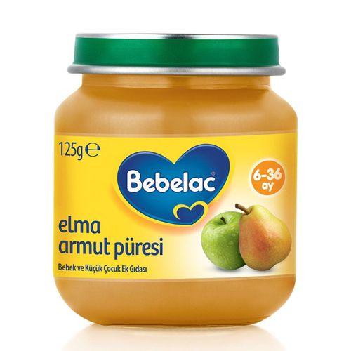 Bebelac Elma Armut Püresi Kavanoz Maması 125 Gr