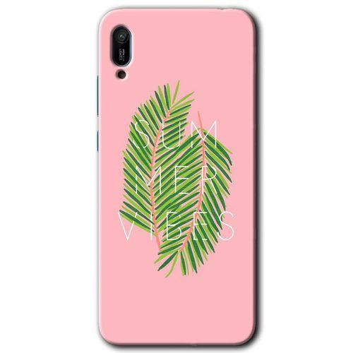 Huawei Y6 2019 Kılıf Baskılı Kapak - Summer Vibes +Tam Ekran Koruyucu