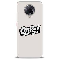 Xiaomi Redmi K30 Pro Kılıf HD Baskılı Kılıf - Oops! + Tam Ekran Koruyucu