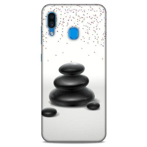 Samsung Galaxy A30 Kılıf Baskılı Özel Seri Taşlı (9) Kılıf