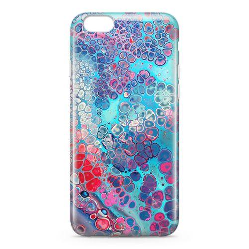 Apple iPhone 6 Plus - 6S Plus Kılıf Mermer Bubbles Arka Kapak Koruma Desenli Full Koruyucu