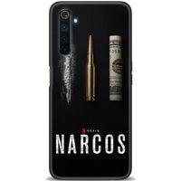 Realme 6 Pro Kılıf HD Baskılı Kılıf - Narcos + Tam Ekran Koruyucu