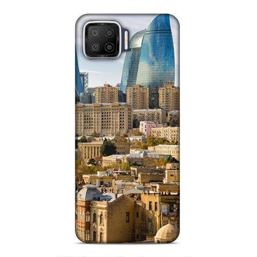Oppo A73 Uyumlu Kılıf Azarbaijan (31) TPU Kılıf Bakü Kuleler