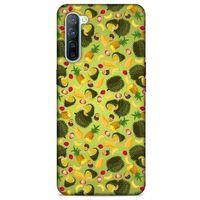 Frutix Rambutan 01 Oppo Reno 3 Kılıf Desenli Silikon