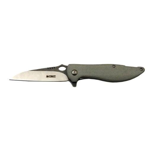 Crkt Lotus 1265 Gri Kamp Outdoor Çakı 18cm - Yarı Otomatik, Kemerlikli, Kutulu