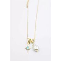 İnci Kolye - Altın