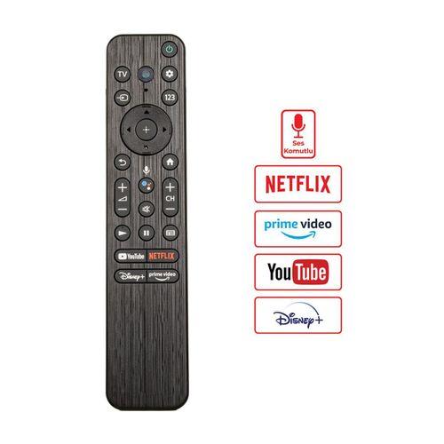 WEKO KL SONY RMF-TX800U YOUTUBE-NETFLIX-DISNEY+-PRIME VIDEO TUŞLU SES KOMUTLU LCD LED TV KUMANDA