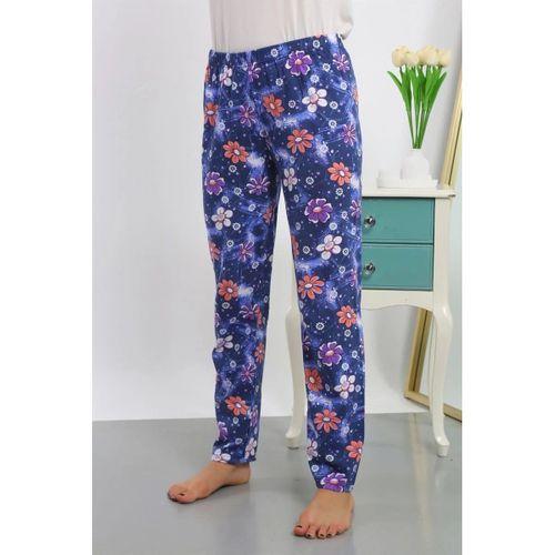 Kadın Pamuklu Alt Pijama Lacivert