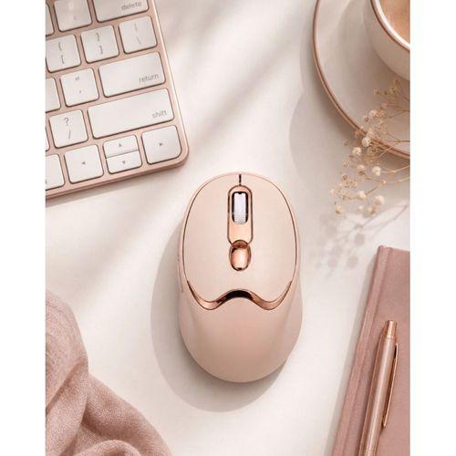 Bluetooth Ve 2.4g Destekli Sessiz Kablosuz Mouse Şarjlı Tasarım