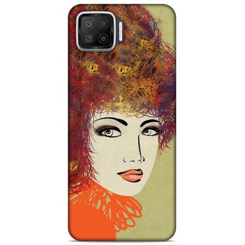 Lopard Oppo A73 Uyumlu Kılıf Sürreal Yüzler ♀ (32) Soft Silikon Kılıf Desenli