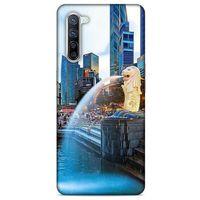 Oppo Reno 3 Pro 5g Kılıf Dünya Mimarisi (47) Crystal Flex Kılıf Merlion Singapur