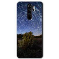 MRCİLETİSİM Xiaomi Redmi Note 8 Pro Kılıf Baskılı Kapak - Eclipse Sky + 5D Tam Kaplayan Cam