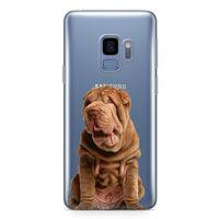 Samsung Galaxy S9 Kılıf Shar Pei Arka Kapak Koruma Desenli Full Koruyucu
