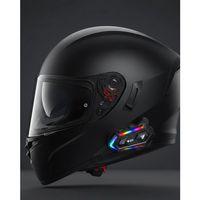Yeni Nesil Bluetooth 5.3 Motosiklet Intercom Rgb Işıklı 1000m Mesafeli