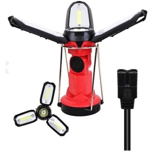 Polizei P-8801 Şarjlı Katlanabilir 3xcob Led+ 3w Led Çok Fonksiyonlu Kamp Feneri