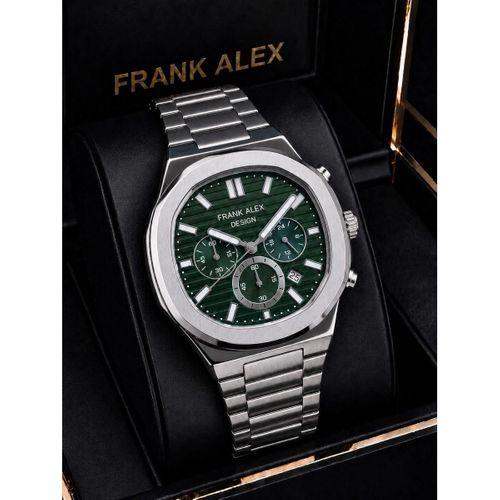Frank Alex Design Erkek Kol Saati Çelik Kordon Takvimli Kadran Şık Premium 2 Yıl Garantili E07275.4