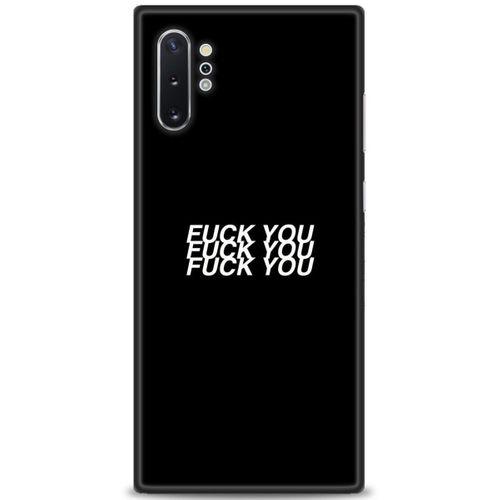 Samsung Galaxy Note 10 Plus Kılıf HD Baskılı Kılıf - You You You + Tam Ekran Koruyucu