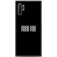 Samsung Galaxy Note 10 Plus Kılıf HD Baskılı Kılıf - You You You + Tam Ekran Koruyucu
