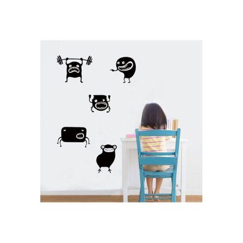 Çocuk Odası Duvar Sticker Karikatür Sevimli Canavarlar Desen Duvar Dekorasyonu