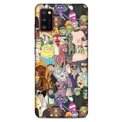 Samsung Galaxy A41 Uyumlu Kılıf Rick And Morty (33) Hybrid Kılıf Killer Rick