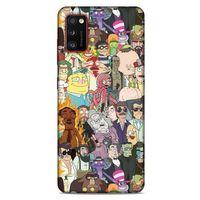 Samsung Galaxy A41 Uyumlu Kılıf Rick And Morty (33) Hybrid Kılıf Killer Rick
