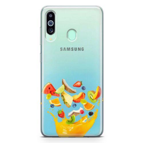 Samsung Galaxy M40 Kılıf Katı Meyve Sıkacağı Arka Kapak Koruma Desenli Full Koruyucu