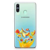 Samsung Galaxy M40 Kılıf Katı Meyve Sıkacağı Arka Kapak Koruma Desenli Full Koruyucu