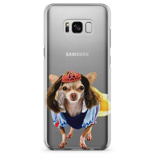 Samsung Galaxy S8 Plus Kılıf Chihuahua Arka Kapak Koruma Desenli Full Koruyucu