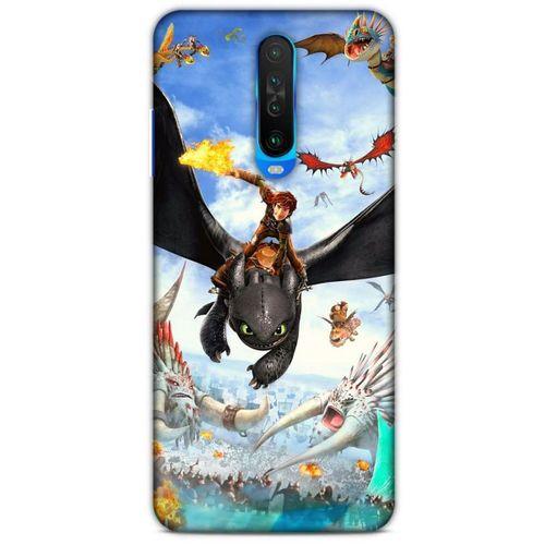 Xiaomi Redmi K30 Kılıf Dragons (32) Soft Silikon Kılıf Ejderhanı Nasıl Eğitirsin