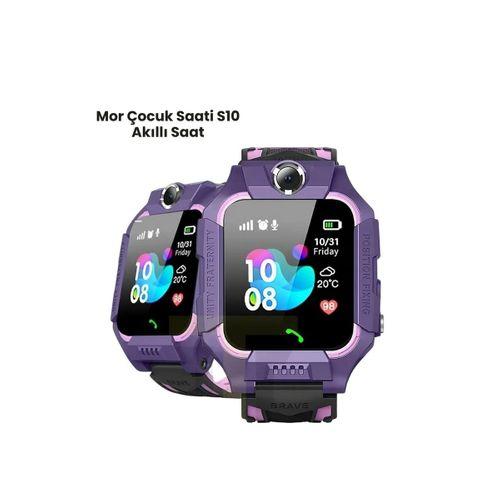 S10 Mor Akıllı Çocuk Saati