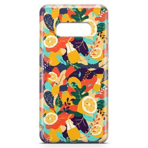 Samsung Galaxy S10e Kılıf C Vitamini Arka Kapak Koruma Desenli Full Koruyucu