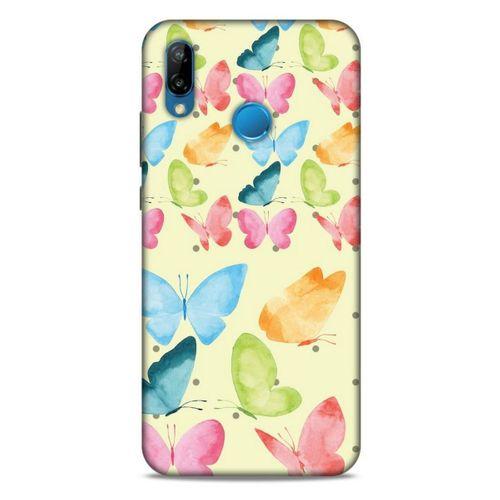 Animax Kelebek Suluboya Huawei P20 Lite Kılıf Desenli Silikon