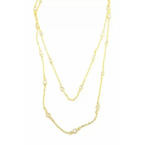 Taşlı Kolye - Altın