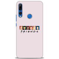 Huawei Y9 Prime 2019 Kılıf HD Baskılı Kılıf - Renkli Friends + Tam Ekran Koruyucu