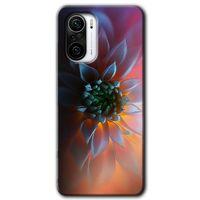 Poco F3 Kılıf HD Desen Baskılı Arka Kapak + Temperli Cam - Çiçek Motif