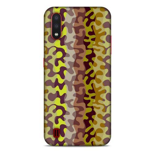 Kamuflaj 87 Samsung Galaxy A01 Kılıf Silikon Kapak