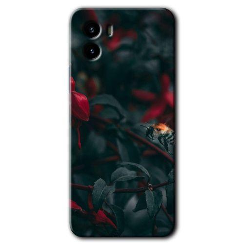 Potkal Hediye Fabrikası Vivo Y15s Kılıf HD Desen Baskılı Arka Kapak - Avcı Arı