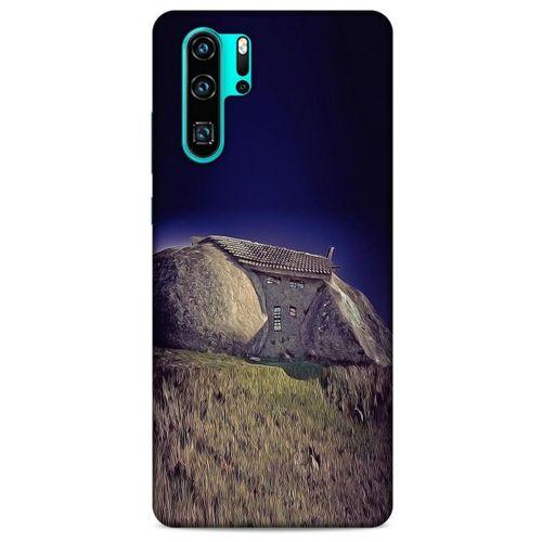 Huawei P30 Pro Kılıf Dünya Mimarisi (30) Silicone Case Stone House Portekiz
