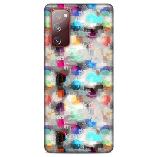 Samsung Galaxy S20 Fe Kılıf Pastel Renkler (8) Baskılı Kılıf Turkuaz Beyaz