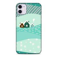 Apple Iphone 11 Kılıf Snowix (16) Kalın Kılıf Su Yeşili