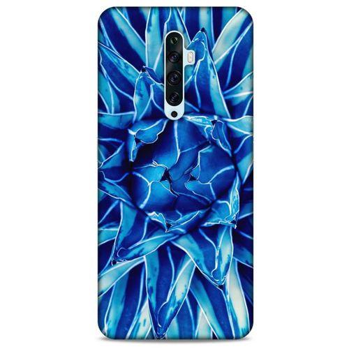 Lopard Oppo Reno 2z Uyumlu Kılıf Bahar (13) Silikon Kap Açık Mavi
