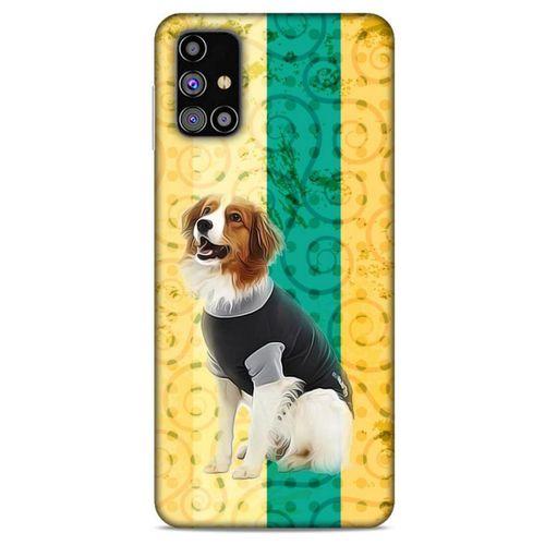 Samsung Galaxy M31s Kılıf Köpek Kıyafetleri (42) Rugged Armor Kılıf Tshirt