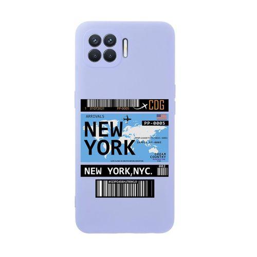 Oppo Reno 4 Lite New York Premium Silikonlu Telefon Kılıfı