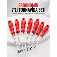 7li Tornavida Seti Düz Ve Yıldız Uçlu Çok Amaçlı Kullanım
