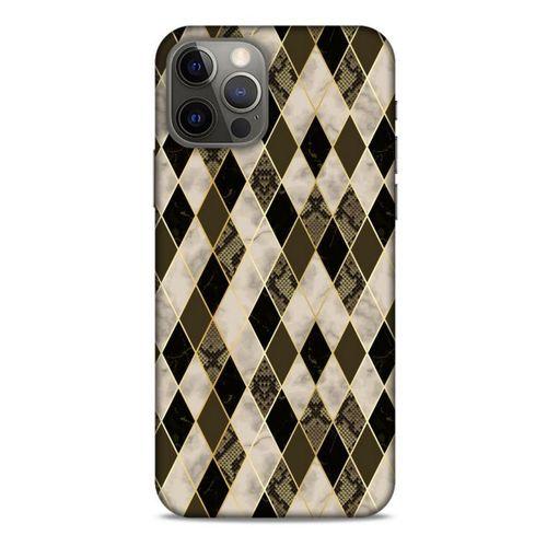 Mermer Desenli (2) Tema Kabı Bej Apple iPhone 12 Pro Kılıf