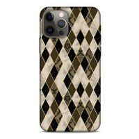 Mermer Desenli (2) Tema Kabı Bej Apple iPhone 12 Pro Kılıf