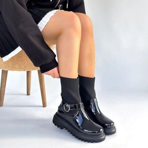 Zerta Siyah Rugan Streçli Bot