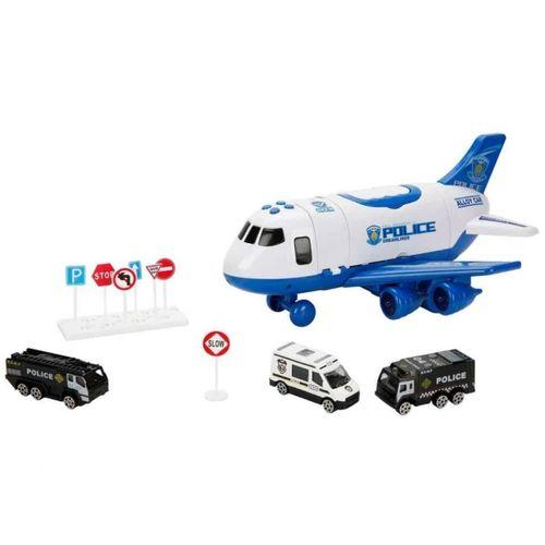 Sesli ve Işıklı Sürtmeli Polis Uçağı