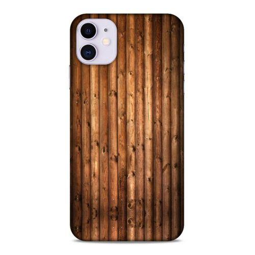 Lopard Apple Iphone 11 Uyumlu Kılıf Wood'X (9) Kılıf Baskılı