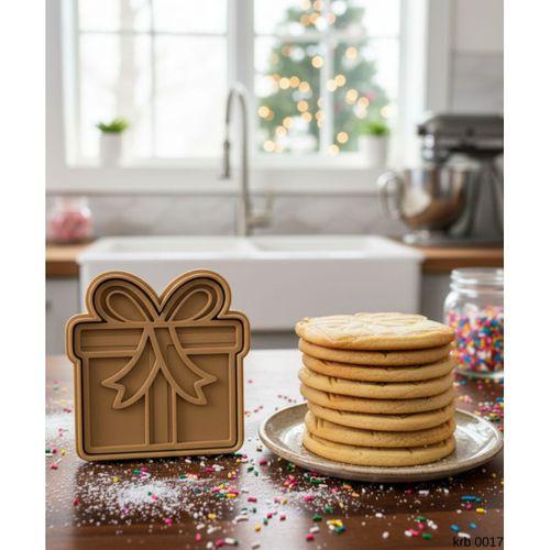 Hediye Kutusu Gift Box Sekillendirici Kalip Kurabiye Hamur Kesici Oyun ve Seker Hamuru Seti